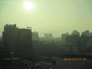 The best view we could find in Hsinchu. A lovely post apocalyptic landscape, isn't it?