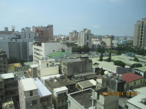 View from our roof in Taichung